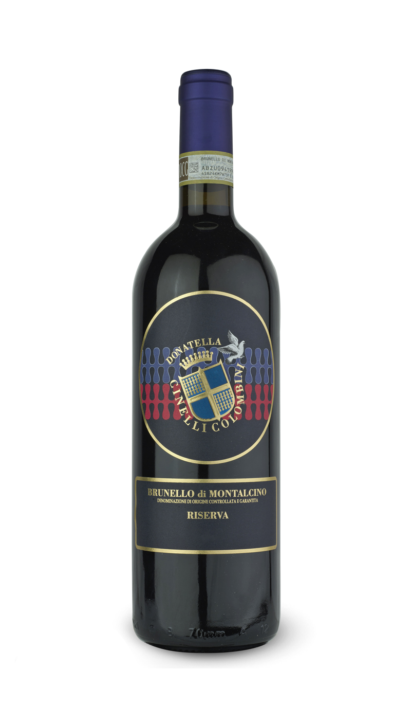 bottle of brunello di montalcino riserva DOCG