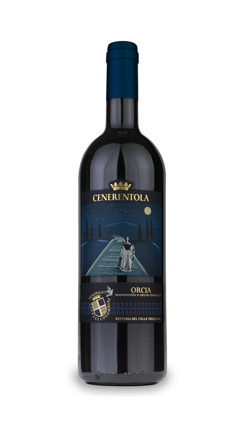 bottle of Cenerentola Orcia DOC wine